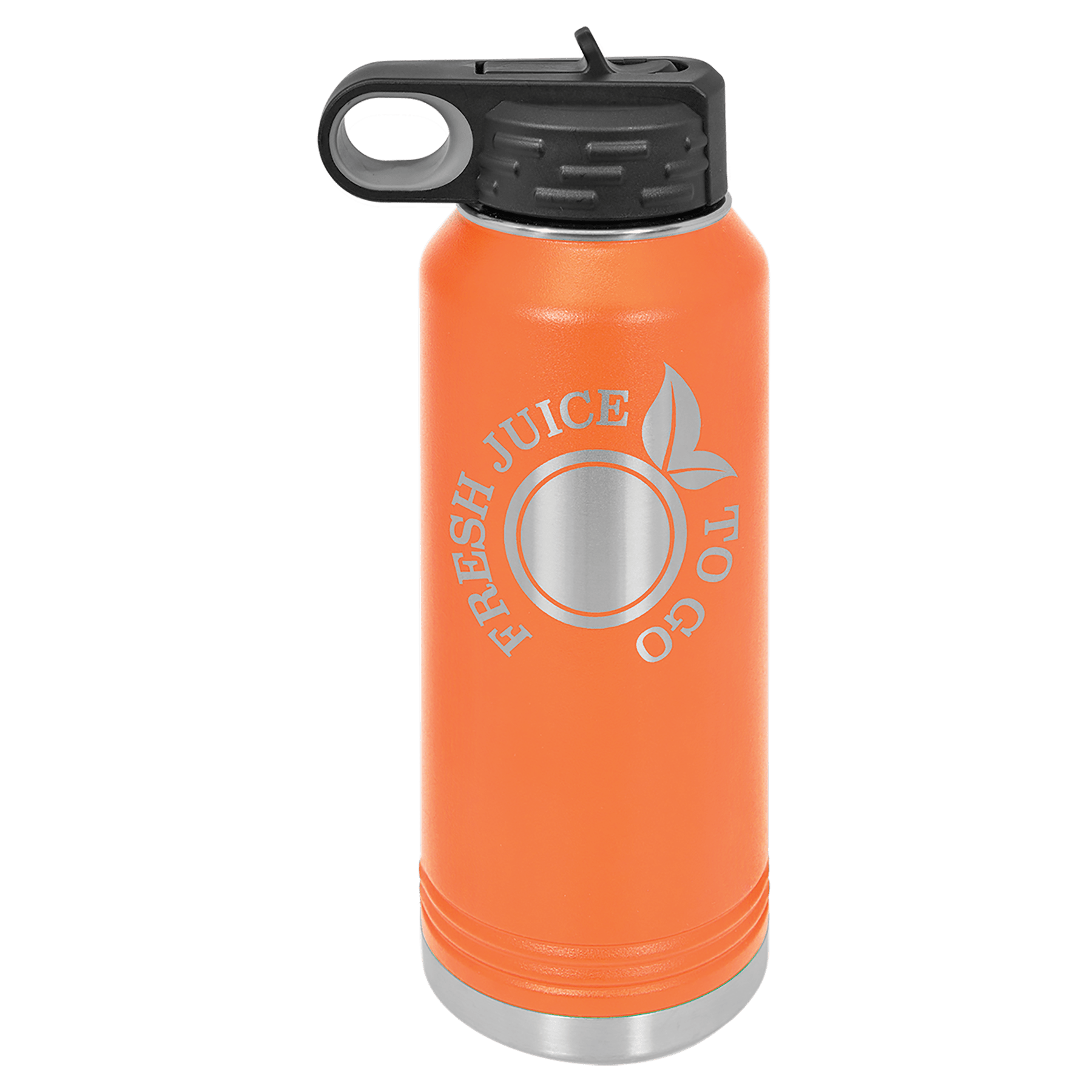 Orange 32 oz. Polar Camel Water Personalized Water Bottles