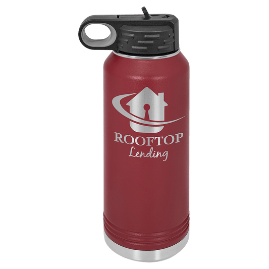 Maroon 32 oz. Polar Camel Water Personalized Water Bottles