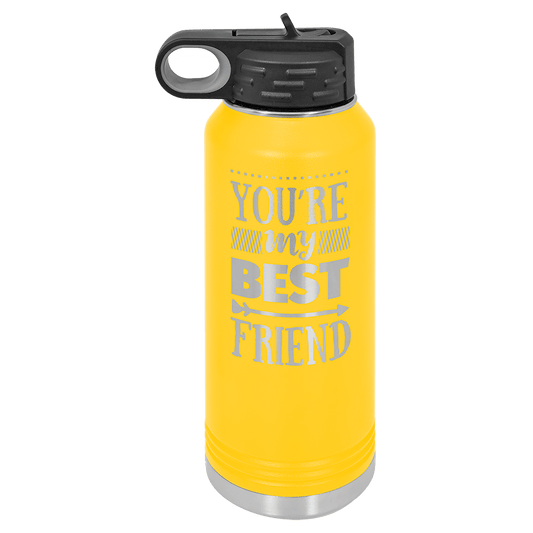 Yellow 32 oz. Polar Camel Water Personalized Water Bottles