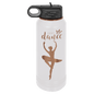 32 oz. White/Rose Gold ION-Plated Water Personalized Water Bottle
