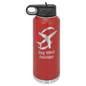 Red 40 oz. Polar Camel Water Personalized Water Bottle