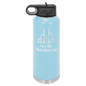 Light Blue 40 oz. Polar Camel Water Personalized Water Bottle