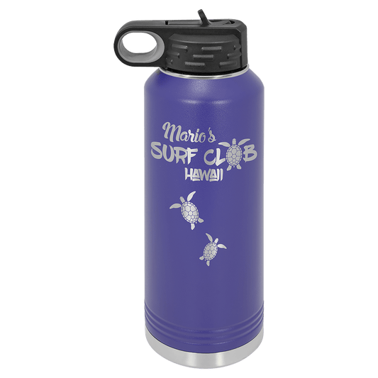 Purple 40 oz. Polar Camel Water Personalized Water Bottle