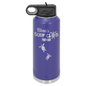 Purple 40 oz. Polar Camel Water Personalized Water Bottle
