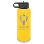 Yellow 40 oz. Polar Camel Water Personalized Water Bottle