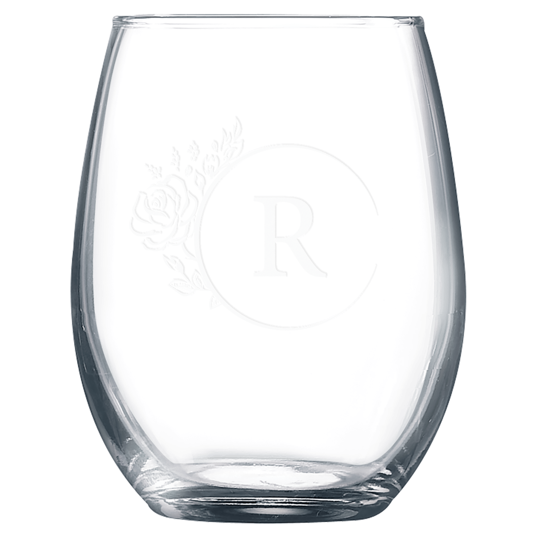 9 oz. Stemless Wine Personalized Glass