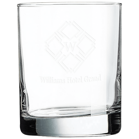 10 1/2 oz. On the Rocks Personalized Glass