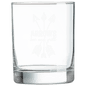 Round Double Old Fashioned Personalized Glass