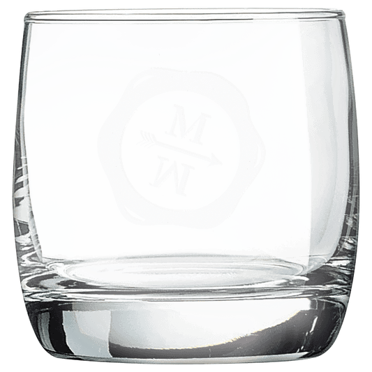 10 oz. On the Rocks Personalized Glass