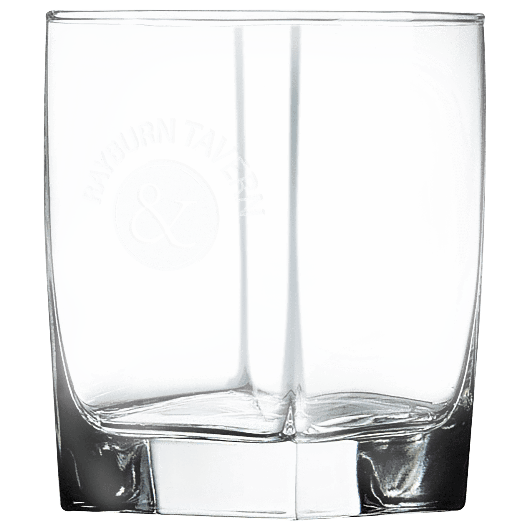 Square Double Old Fashioned Personalized Glass