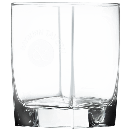 Square Double Old Fashioned Personalized Glass