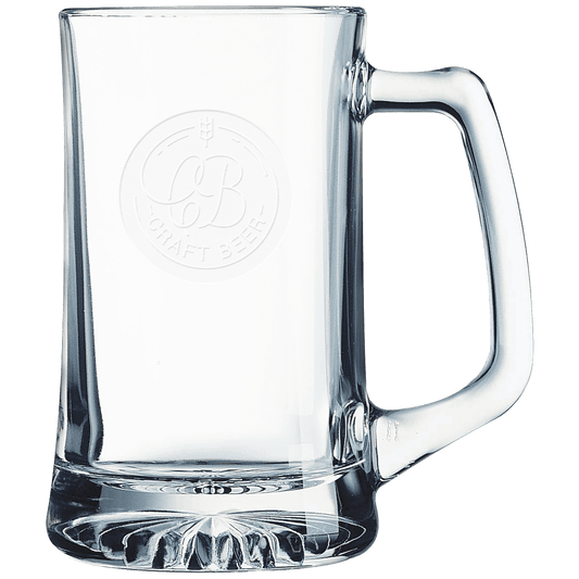25 Oz. Beer Custom Engraved Mug with Handle