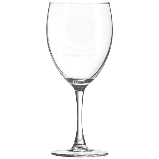 10 1/2 oz. Wine Personalized Glass