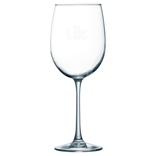 19 oz. Red Wine Personalized Glass