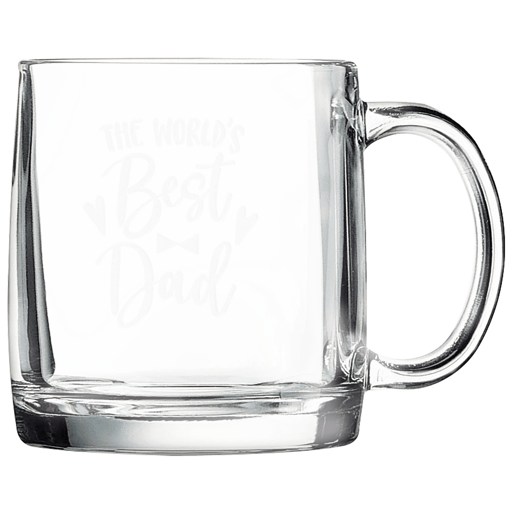 Clear Coffee Custom Engraved Mug