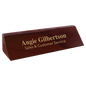 Rosewood Piano Finish Personalized Desk Wedge