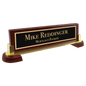 Personalized Rosewood Piano Finish and Metal Name Bar