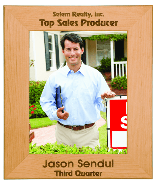 Genuine Red Alder Photo Personalized Photo Frame
