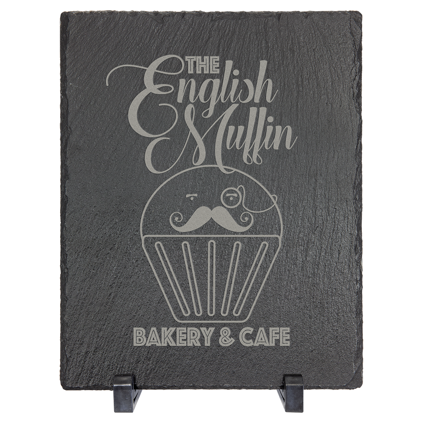 Personalized Rectangle Slate Decor  with Rubber Pads and Stands
