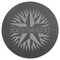 Personalized Round Slate Decor with Foam Pads
