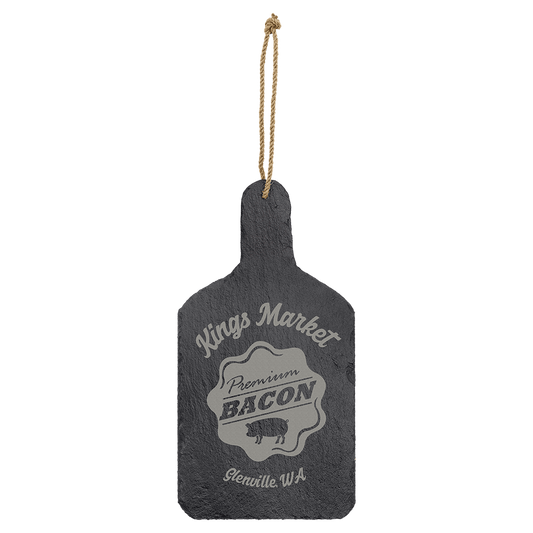 Custom Slate Cutting Board with Hanging String