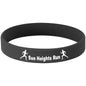 Personalized Black Silicone Bracelet