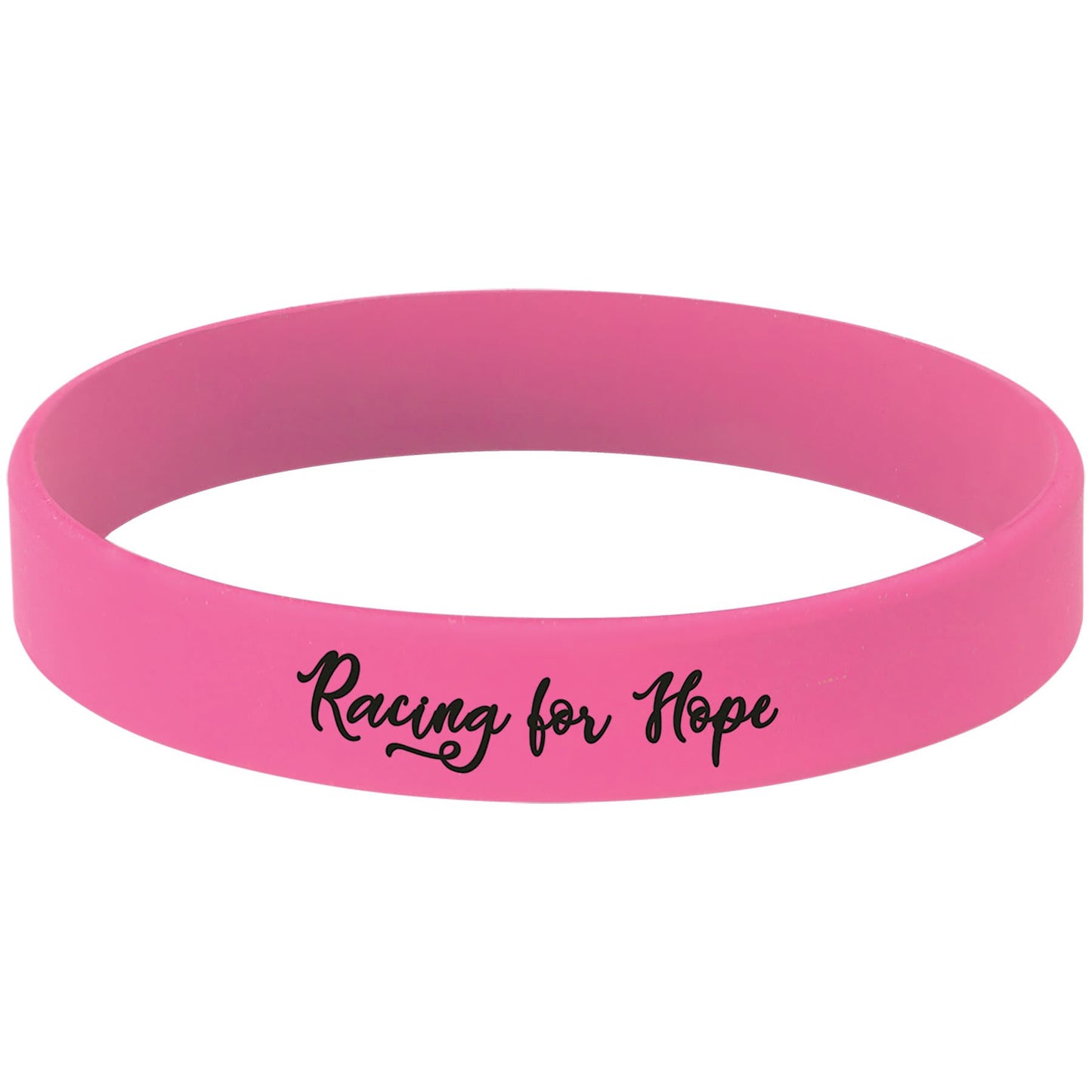 Personalized Pink Silicone Bracelet