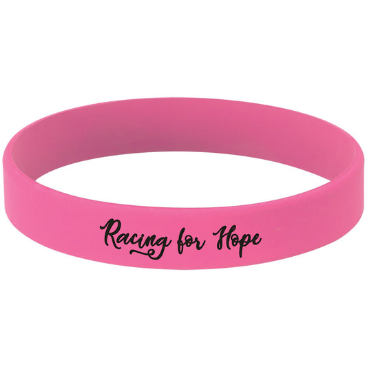 Personalized Pink Silicone Bracelet