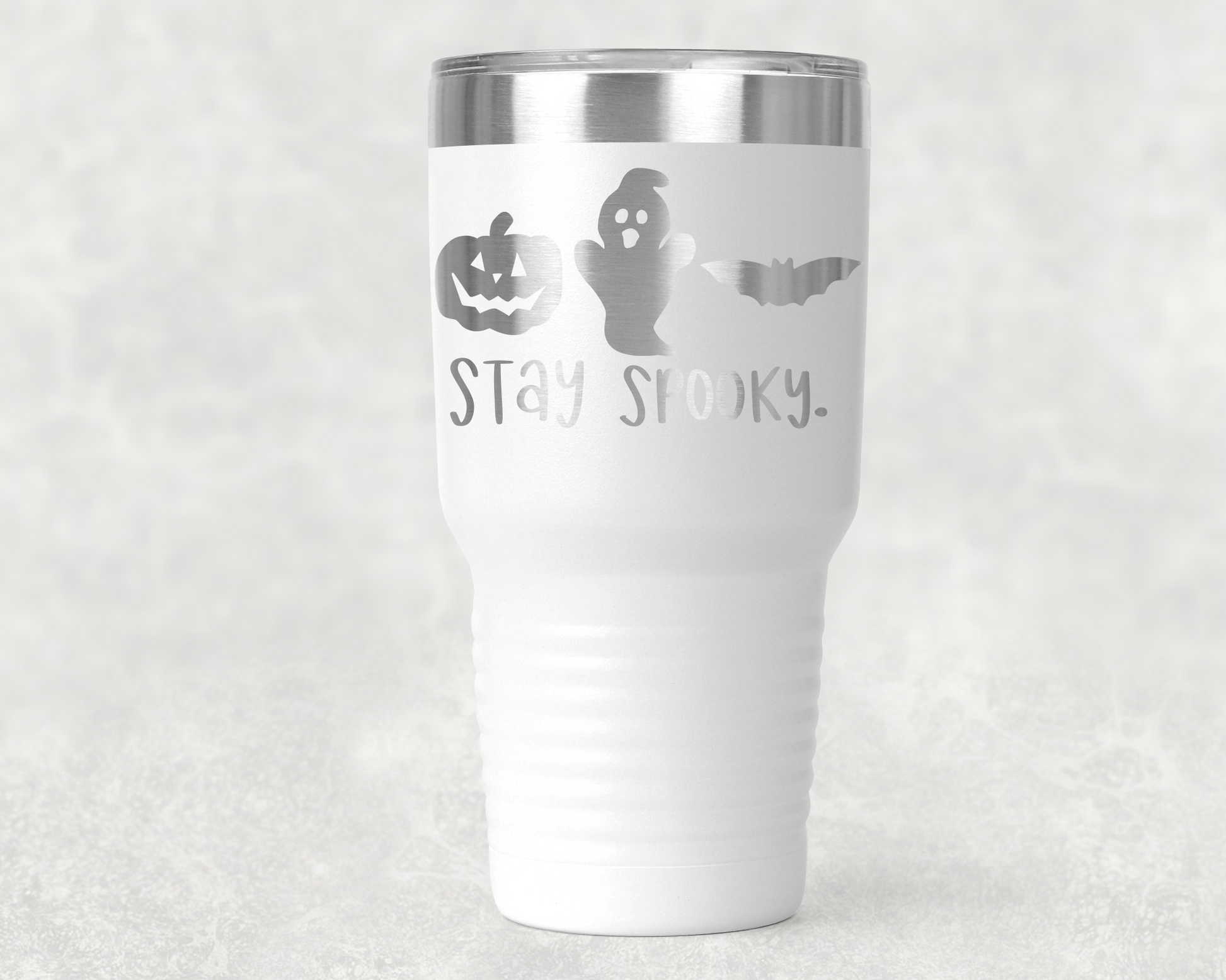 Personalized Halloween Tumbler | 30oz Insulated Spooky Gift Cup