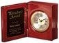 Custom Rosewood Piano Finish Book Clock
