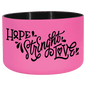 Pink/Black Silicone Water Personalized Water Bottle Boot for 12 and 20 oz. Water Bottles