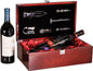 Custom Rosewood Piano Finish Double Wine Presentation Box with Tools