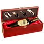 Custom Rosewood Finish Single Wine Presentation Box with Tools