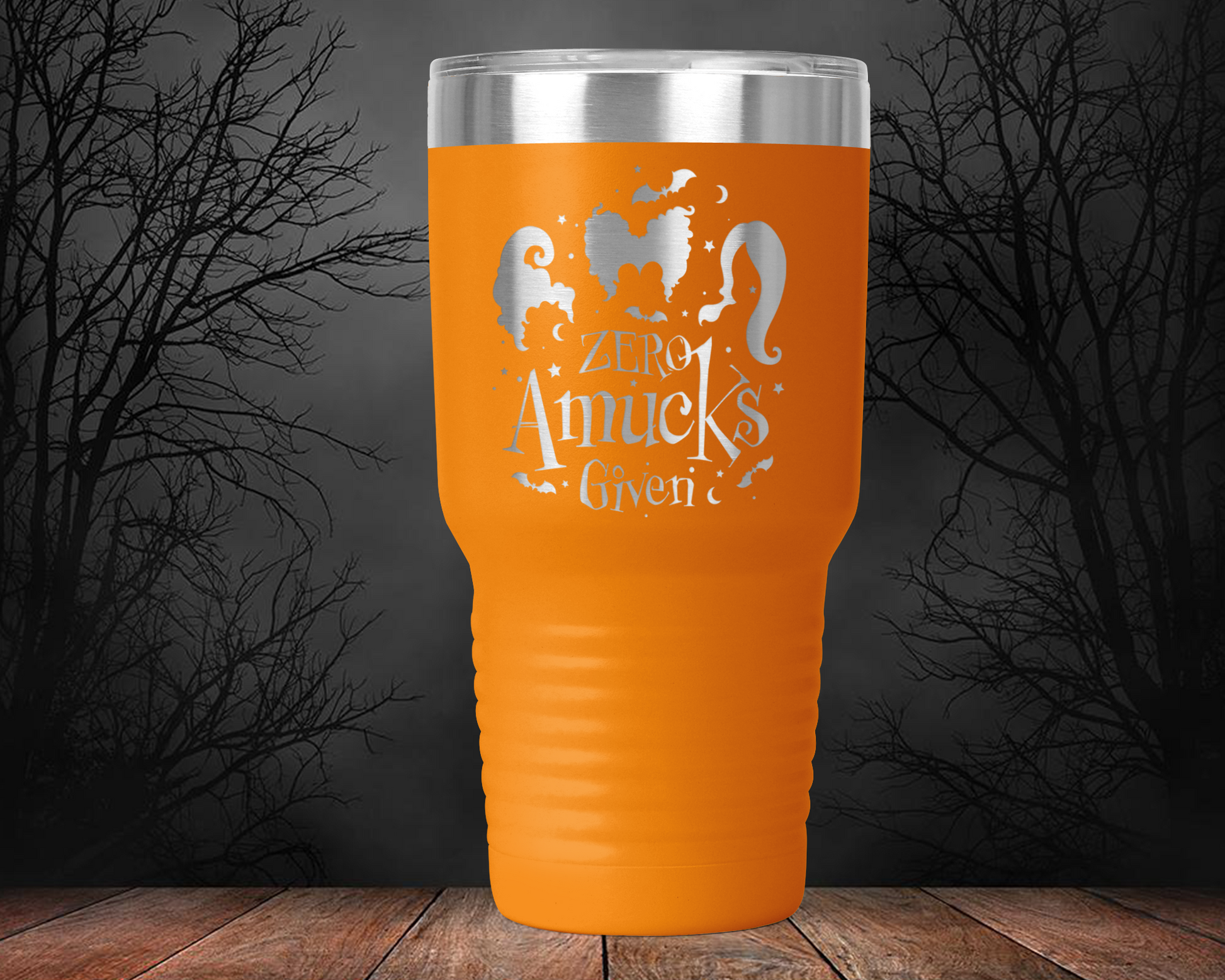 30oz Custom Spooky Drinkware Gift | Witch's Sass Halloween Tumbler