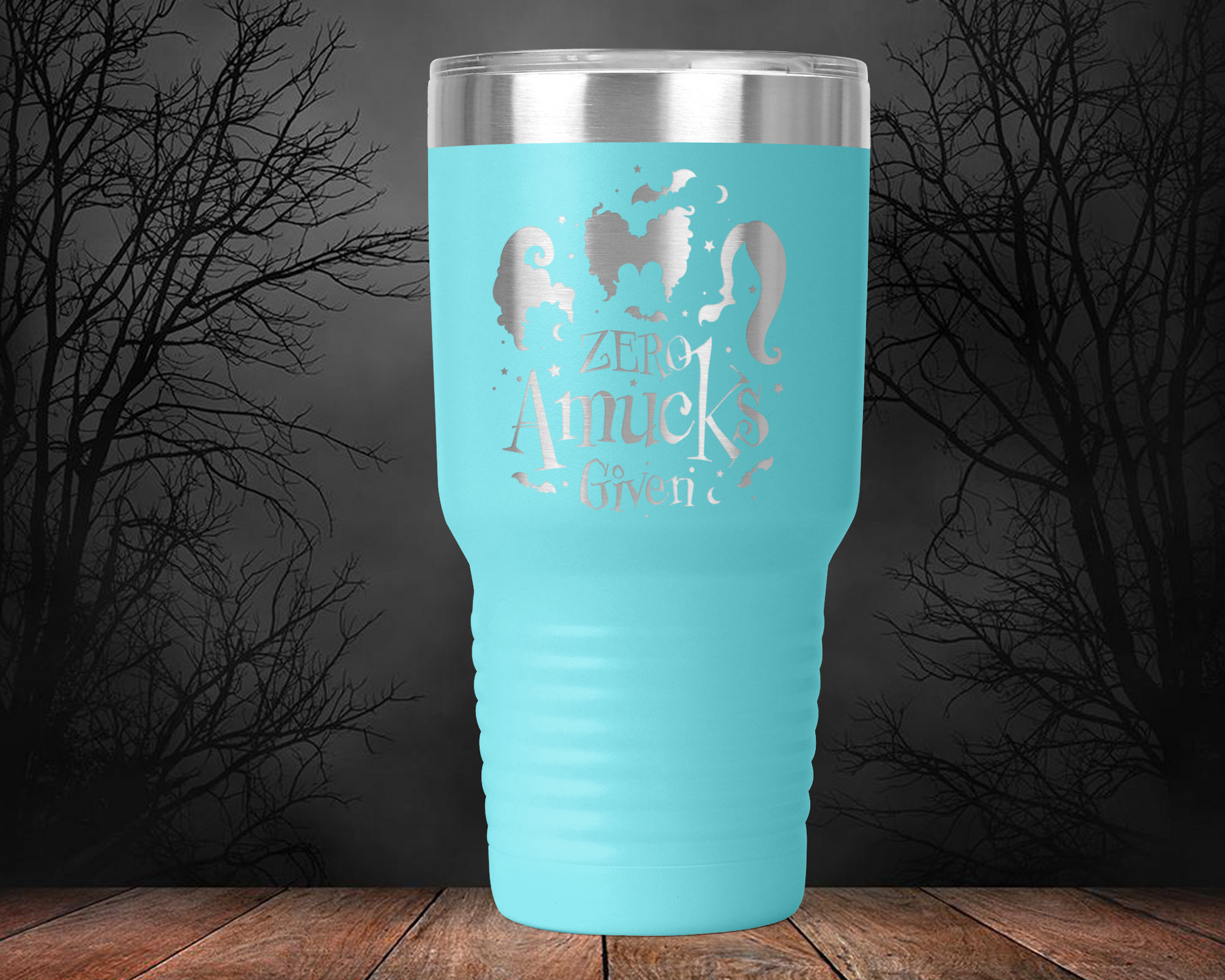 30oz Custom Spooky Drinkware Gift | Witch's Sass Halloween Tumbler