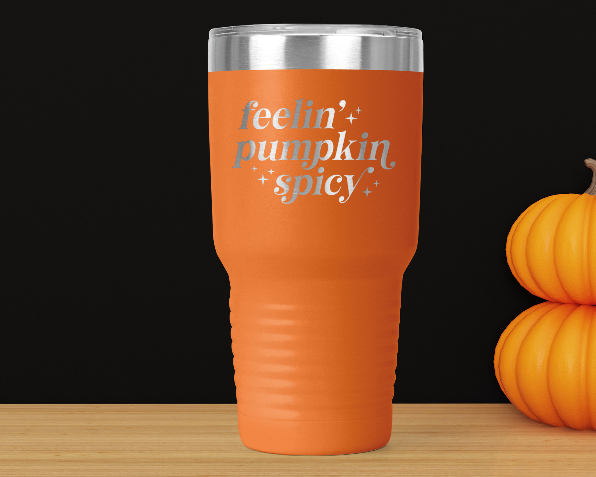 Fall Fun 30oz Tumbler | 16 Autumn Designs | Laser-Engraved Drinkware