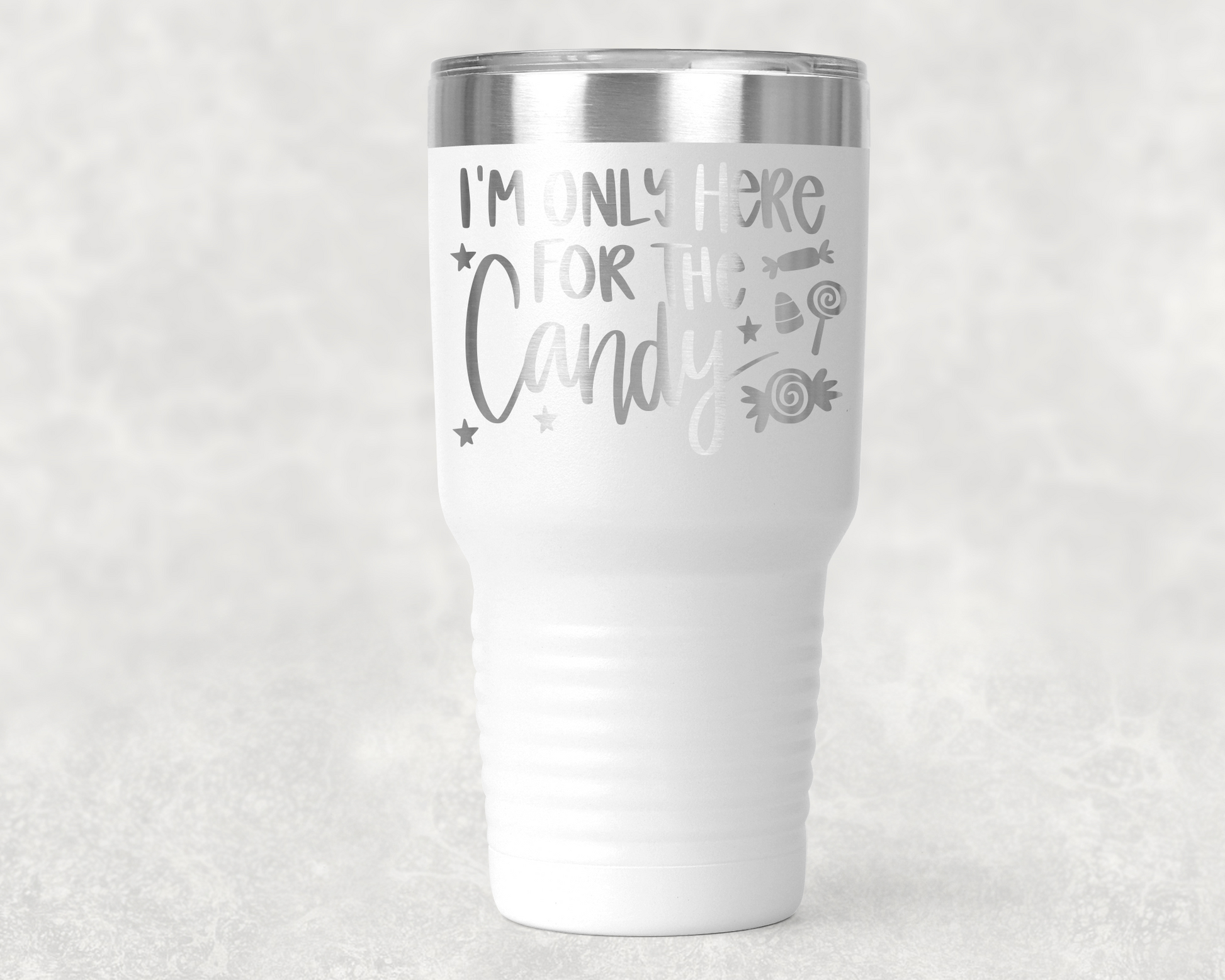 Personalized Halloween Tumbler | 30oz Insulated Spooky Gift Cup