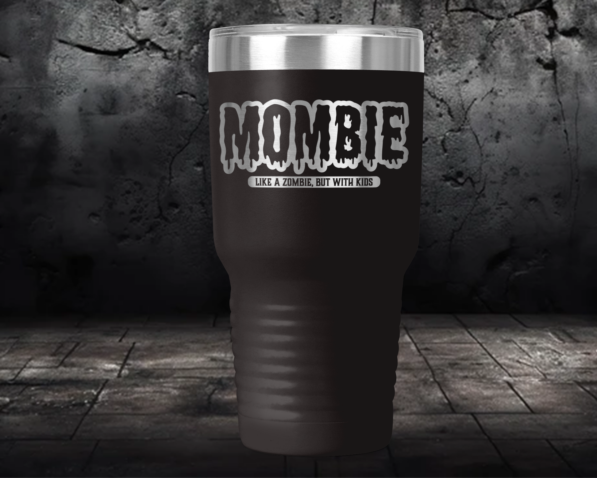 Mombie 30oz Insulated Tumbler | Halloween Mom's Gift | Coffee Lover