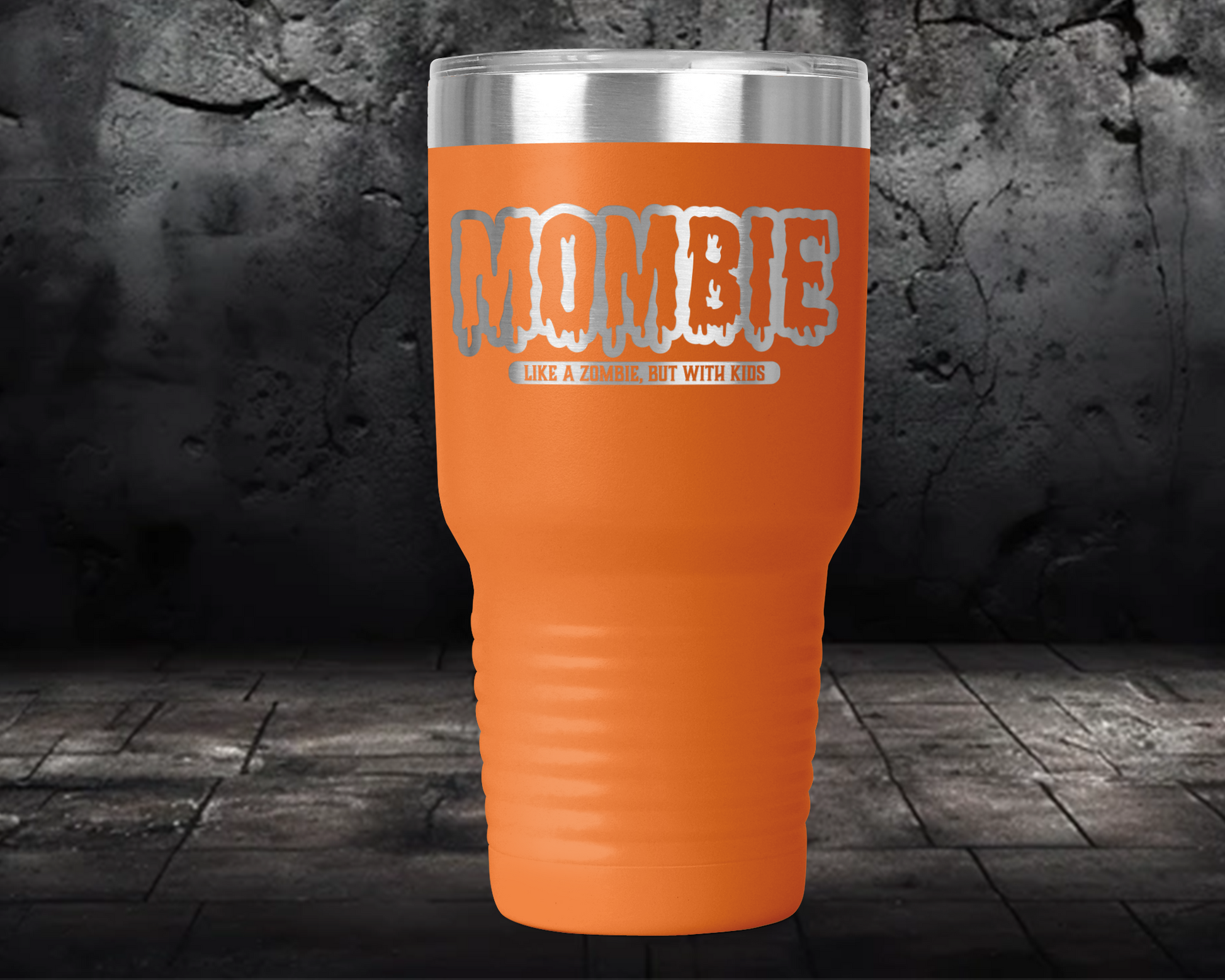 Mombie 30oz Insulated Tumbler | Halloween Mom's Gift | Coffee Lover