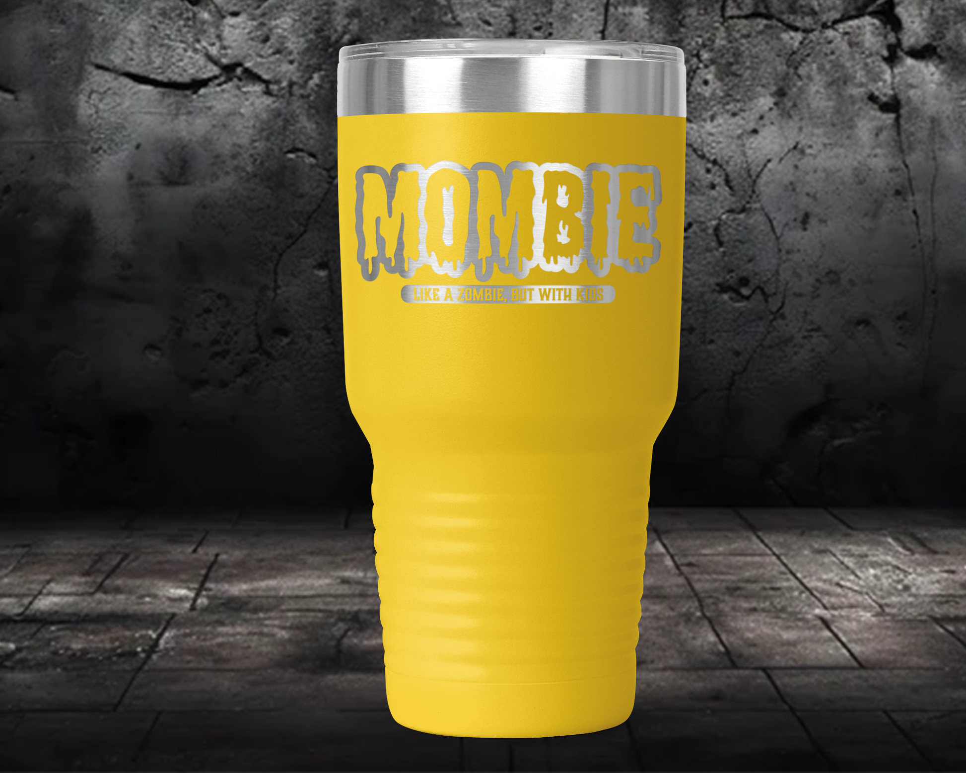 Mombie 30oz Insulated Tumbler | Halloween Mom's Gift | Coffee Lover