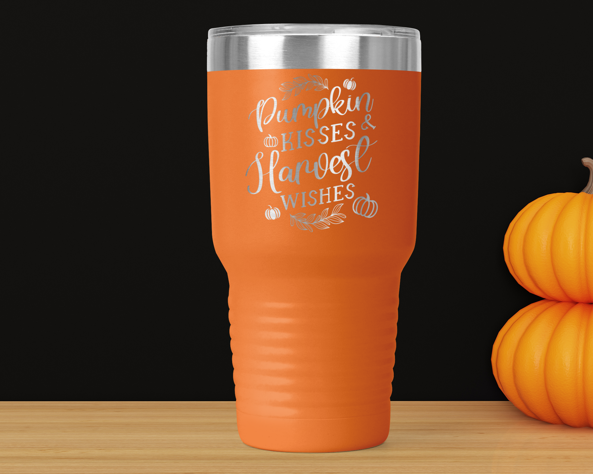 Fall Fun 30oz Tumbler | 16 Autumn Designs | Laser-Engraved Drinkware