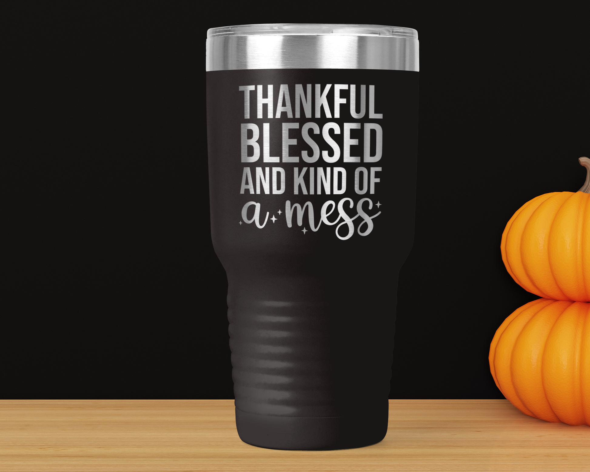 Fall Fun 30oz Tumbler | 16 Autumn Designs | Laser-Engraved Drinkware